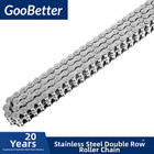 Duplex Roller Chain 06 08b 08a-24a X 1 524 Metre Lengths A2 304 Stainless Steel