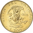  1033973  Coin  Vatican City  John Paul Ii  200 Lire  1987  Fdc  Ms 65-70 
