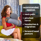 Cervifix    Home Pro Traction Massager Orthopedic Cervical Neck Thera Pillow Heat