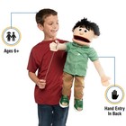 Silly Puppets Kenny Peach Boy 25  Full Body Ventriloquist Puppet Moving Mouth