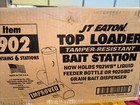 Eaton 902 Top Loader Rat Mouse Baiting Stations  6 Stations  Rat Mouse Baiter