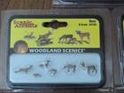 Lot Of 6 Woodland Scenics N Scale Scenic Accents Multiple Sets Figures Deer Camp