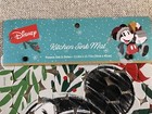 Disney Mickey Mouse Christmas Kitchen Sink Mat With Attached Tag