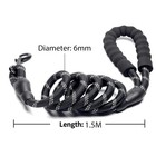 1 5 m dog Rope Leash Reflective Nylon Lead With Padded Handle For Puppy Training
