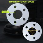 7mm 5x114 3 Wheel Spacers For Ford Mustang 2015-2026 2 Pcs Slip-on 70 5mm Bore
