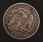 1874 Seated Liberty Half Dollar W  Arrows Vf-xf Detail 