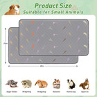 2pcs Guinea Pig Cage Liners guinea Pig Fleece Cage Liners24  x48   Super Absorbe