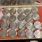 1921-1935 90  Silver Peace Dollars Lot Of 5 Uncirculated Mixed Dates       us