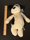 Jellycat 12    Bashful Black And White Cream Puppy Dog Stuffed Animal Medium Plush