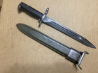 Original M1 Garand Bayonet Afh Us Marked W  Us Scabbard Also Fits 1903 Nice Wwii