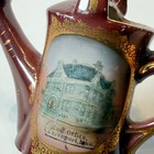 Post Office - Davenport Iowa Ia Antique Souvenir China Trinket Teapot