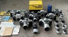 Vintage Exakta Lot 9 Film Cameras Lenses Exa Varex Zeiss King Tessar Biotar Read