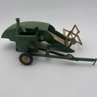 Vintage Eska John Deere 1950s Lot Of 2 12a Combine Corn Picker Feed Wagon Jd Toy