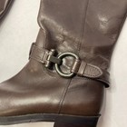 Coach Carolina Extended Brown Leather Riding Boots Womens Size 9b  348