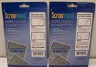 Lot Of 2 Screenmend Charcoal Window Screen Repair Patches 5x7  2 Screens pack 