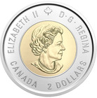 2018 Canada Armistice - Wwi End  2 Coloured Toonie -- From Roll