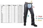 Motorcycle Distressed Brown Mens Riding Biker Chaps Men s New Leather Chaps