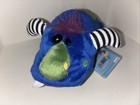 Ganz Webkinz Midnight Monster Plush Stuffed Animal With Code Blue Green Purple