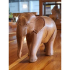Thai Elephant Family Carving Teak Wood Decoration X 3 Styles