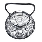 Antique French Wire Egg Basket Cir 1800s 12  Wire Excellent Shape