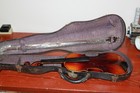 Vintage Antonius Stradivarius Copy Violin W  Case  Bow   New Parts     Restoration