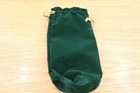 Old Fitzgerald 7 Year Embroider Draw String  Bottle Bag Green And Gold