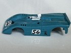 Aurora afx Auto World Mclaren Xlr Ho Slot Car Body Blue  54  no Wing  Engine 