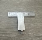 Vintage Starrett No  453 Tool N Die Makers  Square 2-1 2    10 Hardened Rule