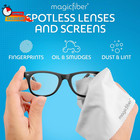 Magicfiber Microfiber Cleaning Cloth  6 Pack - Premium Cloth For Glasses  Lens  