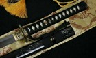 Clay Tempered Folded Steel Full Tang Blade Japanese Samurai Sword Katana Sharp