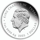 Jimi Hendrix  1 Oz Silver  Proof Coin Tuvalu 2025