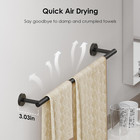Bathroom Hardware Accessories Set  Sus304 Stainless Steel Towel Bar Set  Modern 