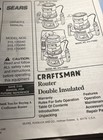 Lot Of Vtg Sears Craftsman Tool Manuals how To parts List illustrations ads wrnt