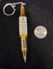White Label Scotch Whisky Dewar s Vintage Mini Bottle Ink Pen Key Chain 