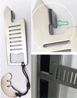 Portable Door Lock For Travel College Dorm Hotel Room Silver