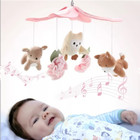 New The Peanutshell Woodland Musical Crib Mobile Pink Little Forest Girl Girls