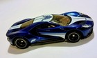 Hot Wheels 2017 Ford Gt 1 64 Diecast Car Blue white Limited Edition Unopened