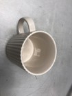 Starbucks Mug Cer Ribbed Logo 16oz Beige Ceramic Coffee Tea Cup 