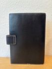 Kate Spade Black Debra Snap Leather Personal Planner