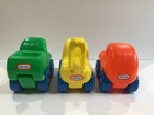 Vintage Little Tikes My First Wheels Set Of 3-chunky Vehicles