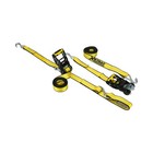 Ratchet Tie Down Straps 1 5  X 14   Double S Hooks  2-pack  Heavy Duty  Xstrap