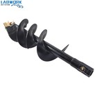 Attachments 12  X 48  Auger Bit For Post Hole Digger  2  Hex Connect Us