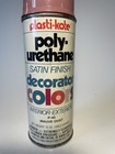 Vintage Paper Label Plastikote Spray Paint  Decorator Colors  Full  Unused 