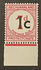 Travelstamps  1961 Bechuanaland Stamps Scott  j7 - 1c On 1d Postage Due Mnh Og