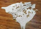 Geniune Brindle Cowhide Rug Leather Cowskin Area Rug Hair On Leather For Carpet