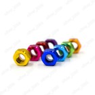 Colorful Aluminum 6061 Nylon Insert Lock Nuts Hex Nylock Nuts M2 M3 M4 M5 M6 M8