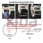 Premium Sapphire 0 8 1 0 1 2 1 5 2 0mm Double Dome Watch Glass Crystal 18mm-44mm