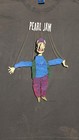 Vtg 1994 Pearl Jam Tour Shirt Xl Gray Freak Puppet 90s Grunge Faded Music Rock