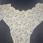 Antique Handmade Mixed Lace Collar Bertha Yoke Dress Trim Ivory 20 