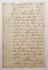 Antique Spanish Colonial Document   Criada Inutil   Puerto Rico 1886-1887